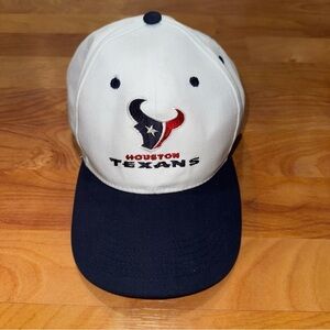 Houston Texans Strapback Hat “Proud American. Proud Texan.” Embroidered Flags